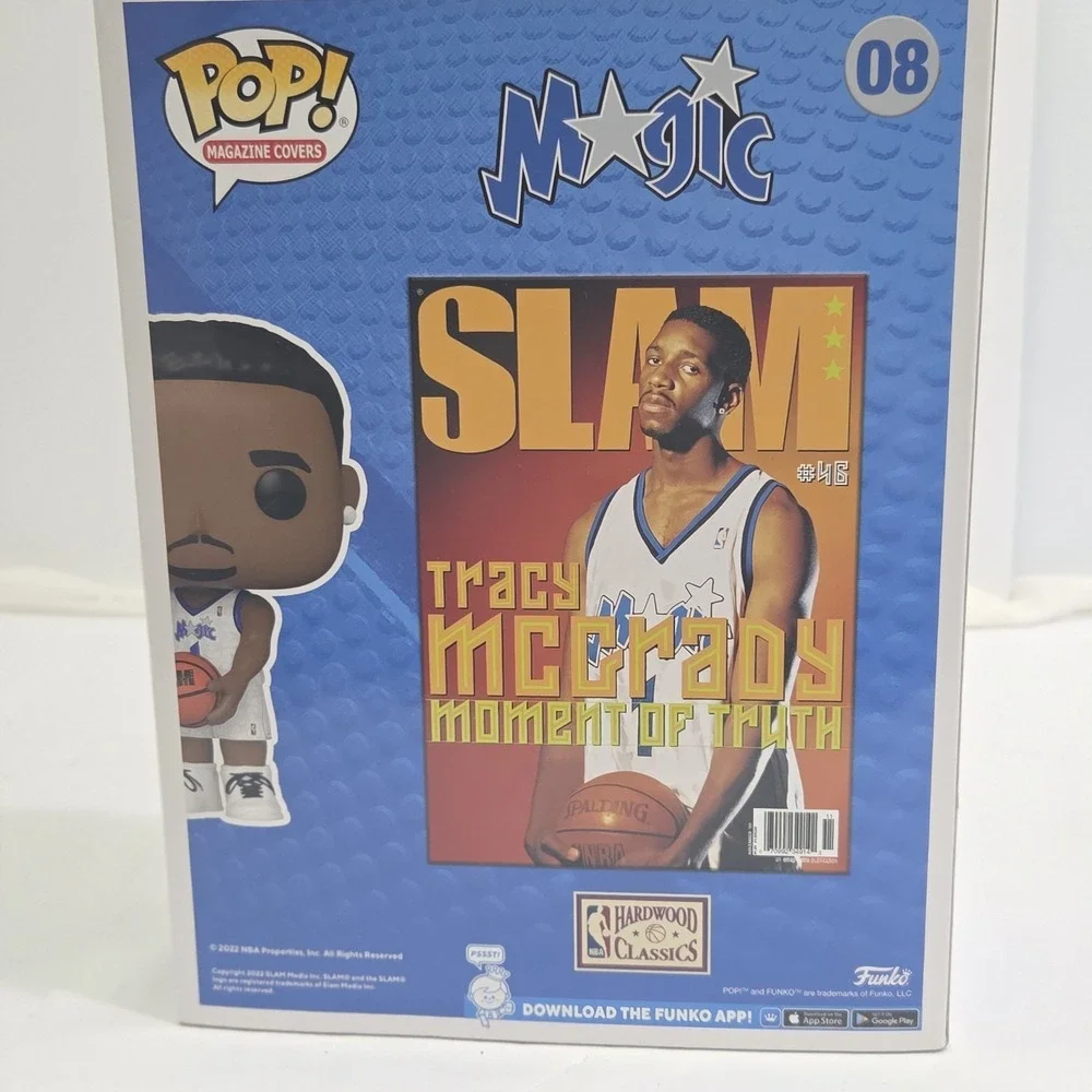 Funko Pop NBA Slam Cover Tracy McGrady 08 Orlando Magic Hardwood Classics